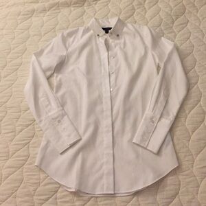 J. Crew White Button Down Shirt